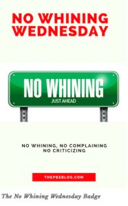 pic of no whining