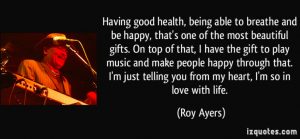 Roy Ayers quote poster love beliefs