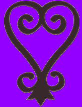 pic of iron sankofa symbol